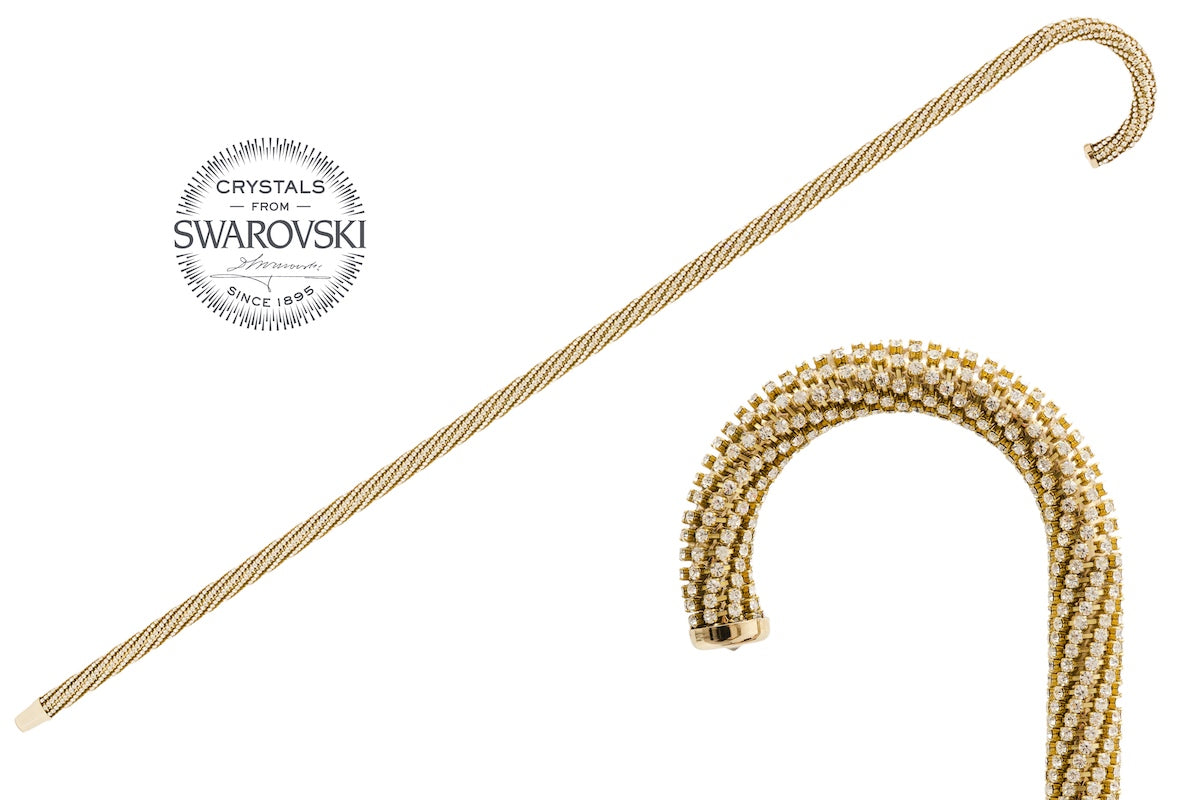 Pasotti Luxury Cane with Crystals from Swarovski®
