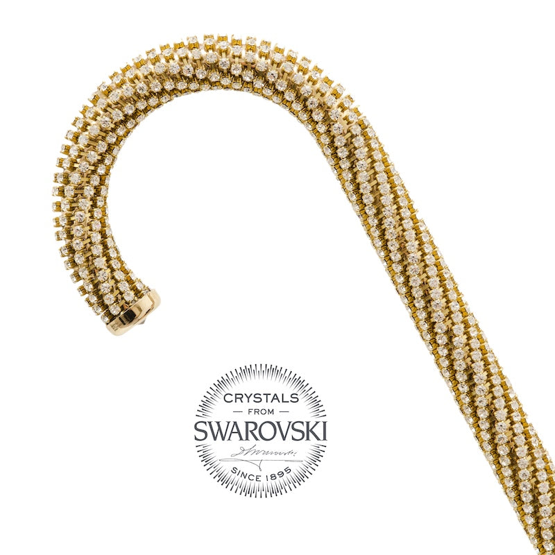 Pasotti Luxury Cane with Crystals from Swarovski®