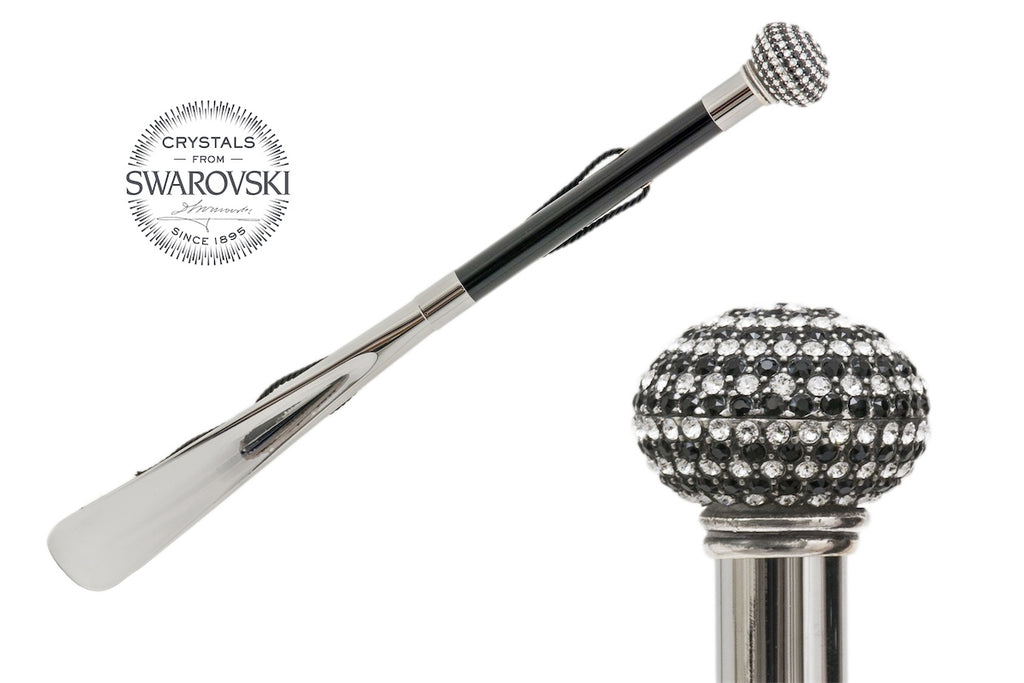 Pasotti Bicolor Swarovski® Handle Shoehorn