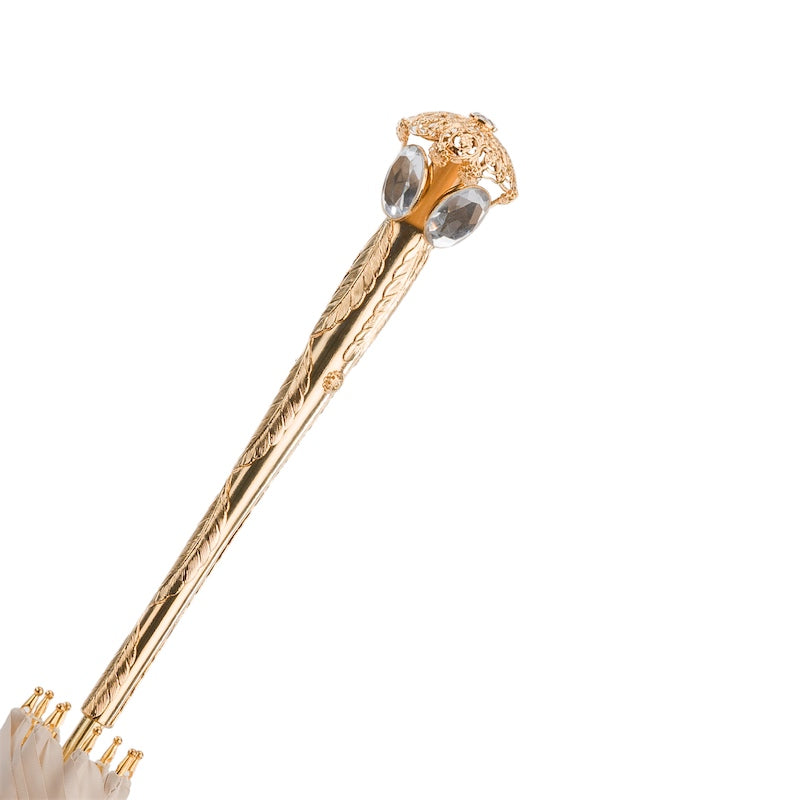 Pasotti Elegant Ecru Wedding Parasol