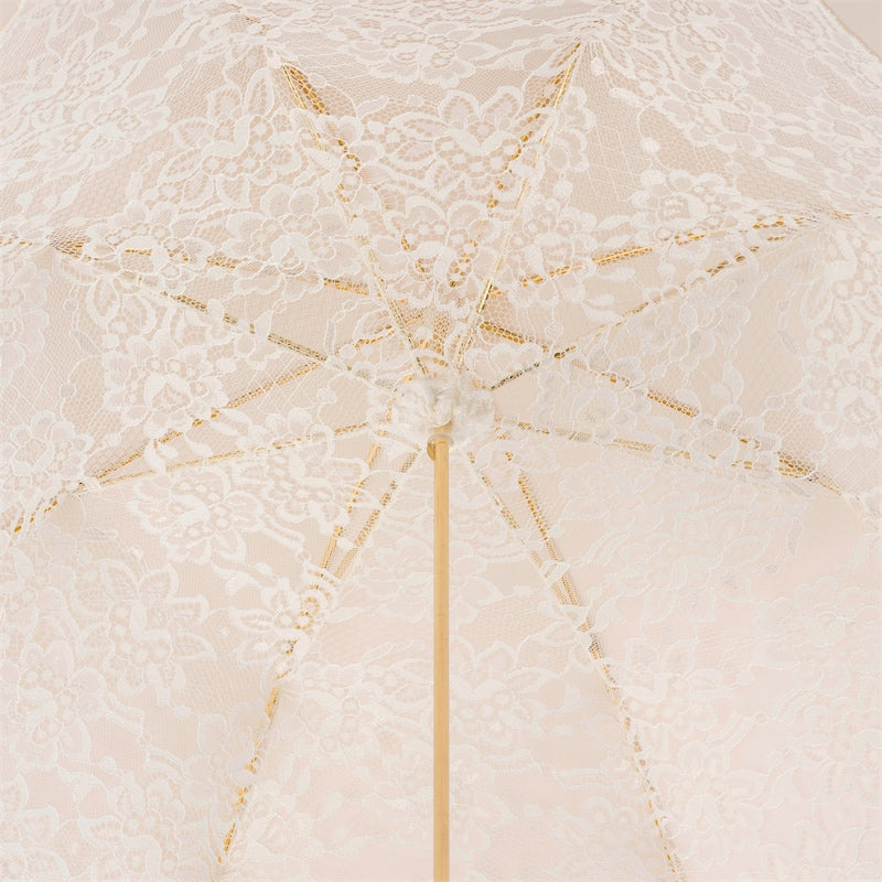 Pasotti Elegant Ecru Wedding Parasol
