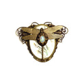 Patrice Mother of Pearl Dragonfly Brooch