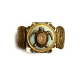 Patrice Art Nouveau Tortoise Cuff Bracelet