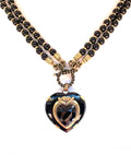 Patrice Black Onyx Heart Pendant