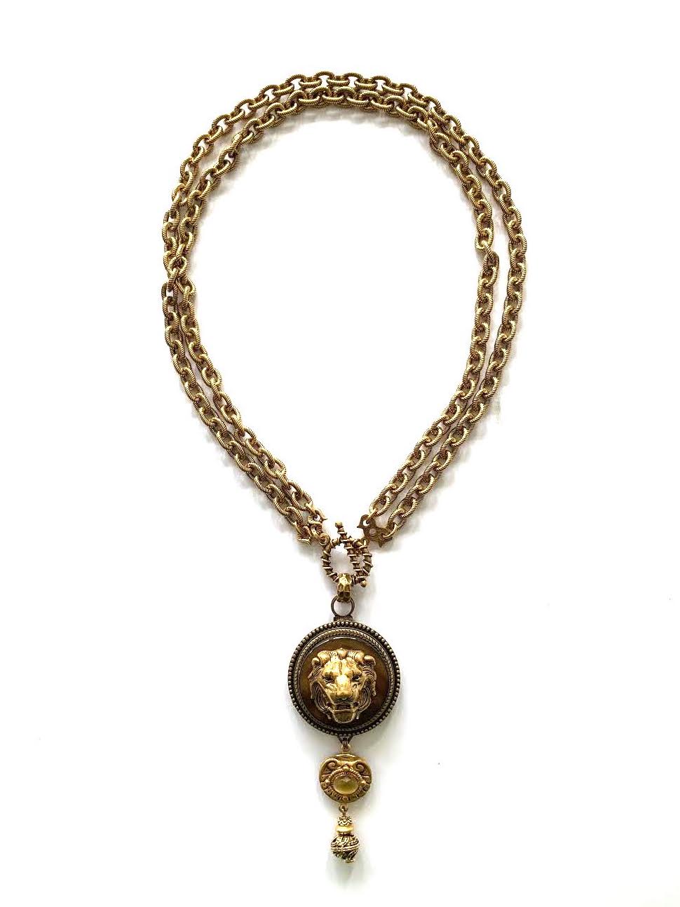 Patrice Golden Lion Pendant
