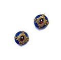 Patrice Blue Byzantine Earrings