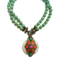 Patrice Multicolor Byzantine Pendant