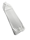 White Open Finger Satin Gloves with Pearls