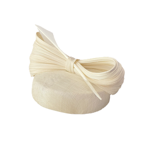 Kristina Dragomir Pillbox Hat with Bow