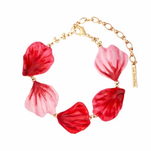 Les N&eacute;r&eacute;ides Rose Petals Thin Bracelet