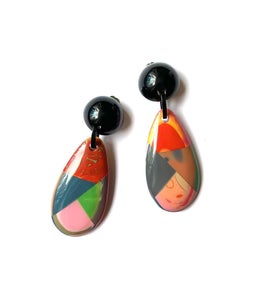 Marion Godart Red Picasso Earrings