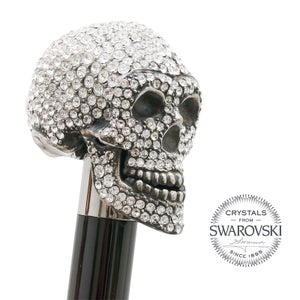 Pasotti Luxurious Swarovski&reg; Skull Cane