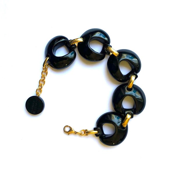 Dominique Denaive Glossy Black Bracelet