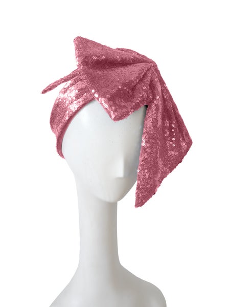 Kirsi Nisonen Glamorous Pink Bow Headdress