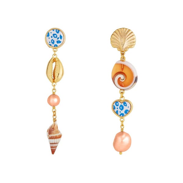 Les N&eacute;r&eacute;ides Colourful Out at Sea Post Earrings