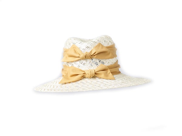 Misa Harada Summer Hat with Bows
