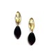 Dominique Denaive Macy Earrings in Black and Gold