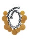 Marion Godart Necklace with Gold Glitter Resin Coins