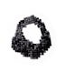 Monies Sculptural Black Ebony Necklace